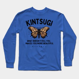 Kintsugi quote and art for japanese art lovers Long Sleeve T-Shirt